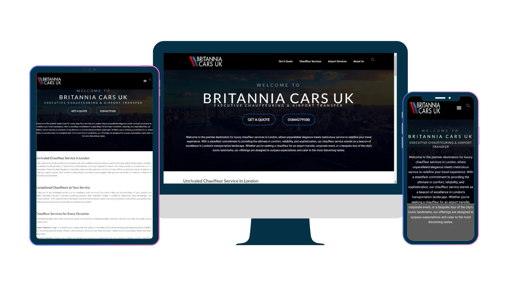 Britannia Cars UK Portfolio